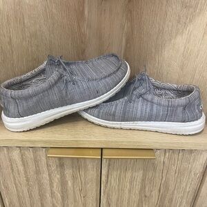 Hey Dude gray casual shoes size 6